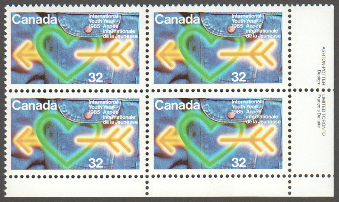 Canada Scott 1045 MNH PB LR (A10-9) - Click Image to Close
